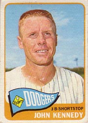 1965 Topps Baseball Cards      119     John Kennedy
